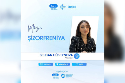"Şizofreniya" mövzusunda psixoloji təlim keçiriləcək