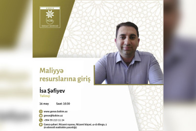 "Maliyyə resurslarına giriş" mövzusunda təlim baş tutacaq
