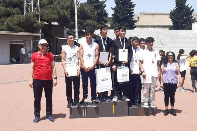 Atletlərimiz Azərbaycan yay birinciliyində 8 medal qazanıblar