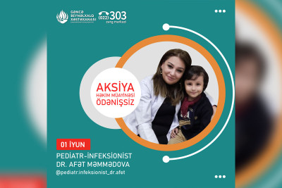 Uşaqların Beynəlxalq Müdafiəsi Günü ilə əlaqədar tibbi aksiya olacaq