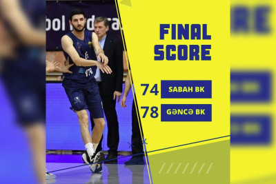 “Gəncə” BK finalda ilk qələbəsini qazanıb