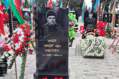 Şəhid Vasif Vəliyevin mövlududur