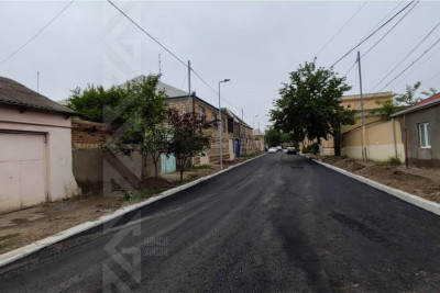 Hacı Zeynalabdin Tağıyev küçəsində təmir işləri görülüb
