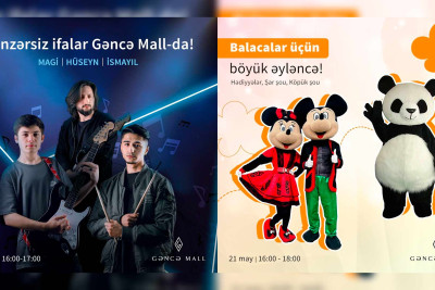 “Gəncə Mall” bu həftəsonuna olan proqramını açıqlayıb