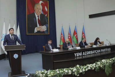 Yeni YAP sədri şəhər ictimaiyyətinə təqdim olunub