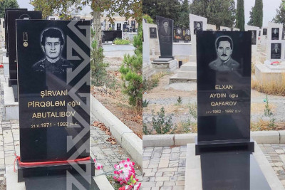 Şəhid Elxan Qafarov və Şirvani Abutalıbovun mövlududur