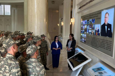Hərbi hissələrdə Müstəqillik Günü qeyd olunub