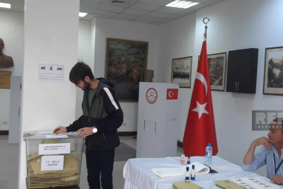 Minə yaxın türk vətəndaşı Gəncədə səs verib