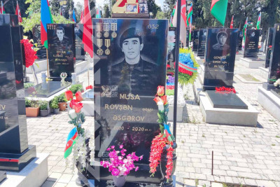 Şəhid Musa Əsgərovun mövlududur