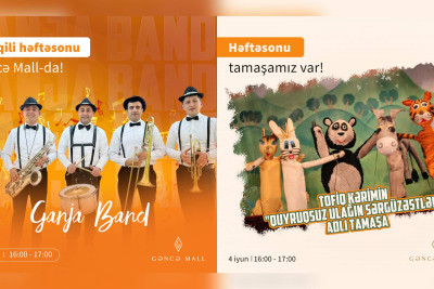 Həftəsonu “Gəncə Mall”da təşkil olunacaq tədbirlər müəyyənləşib