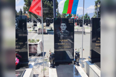 Şəhid Yüksəl Əlizadənin mövlududur