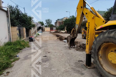 Hacı Əli Hüseynzadə küçəsinin sakinləri su və kanalizasiya sistemləri ilə təchiz olunurlar
