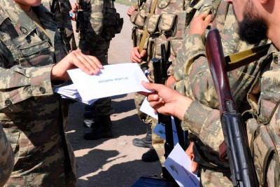 Gəncədə "Əsgərə xatirə kitabı" adlı aksiya təşkil edilir