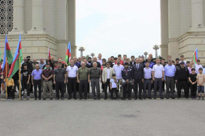 Avropa çempionu olan Camal Abbasov təntənəli qarşılanıb