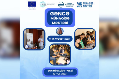 “Gəncə Münaqişə Məktəbi 2023”ə qeydiyyat start götürüb