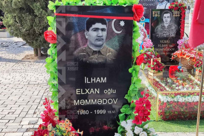 Şəhid İlham Məmmədovun mövlududur