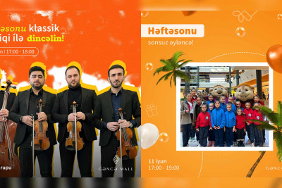 “Gəncə Mall”da həftəsonu konsert baş tutacaq