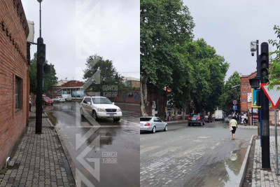 Şəhərin bu hissələrində işıqforlar fəaliyyət göstərmir