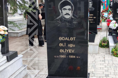 Şəhid Ədalət Əliyevin mövlududur
