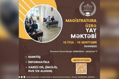Daha bir təhsil mərkəzində ödənişsiz magistr hazırlığı start götürür