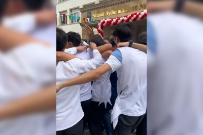 “Son zəng”dən olan görüntülər sosial şəbəkələrdə müzakirə yaradıb