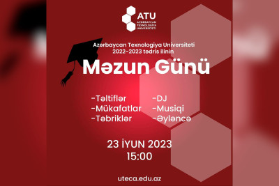 ATU-da məzun günü təşkil olunacaq