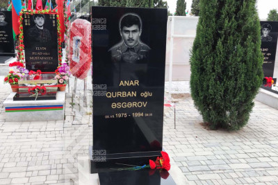 Şəhid Anar Əsgərovun mövlududur