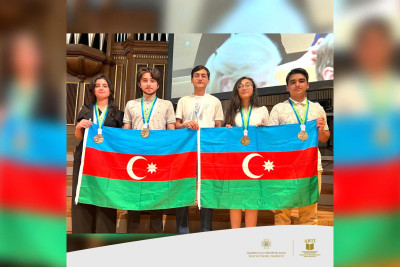 Həmyerlimiz 55-ci Beynəlxalq Kimya Olimpiadasından medalla qayıdıb
