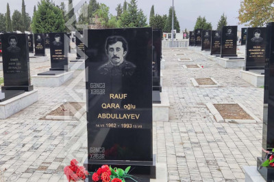 Şəhid Rauf Abdullayevin mövlududur
