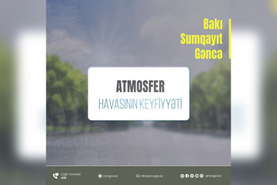 Havada azot-4 oksidinin miqdarı yüksək müəyyən edilib