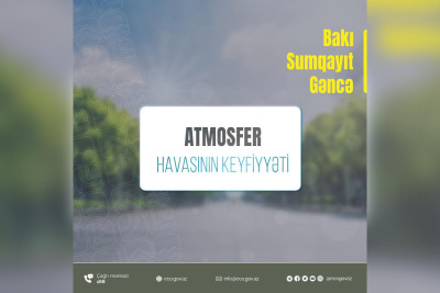 Atmosfer havasının keyfiyyəti yoxlanılıb