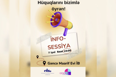 Gəncədə infosessiya baş tutacaq