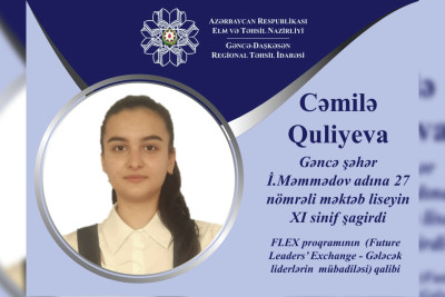 Məktəblimiz FLEX proqramında qalib olub