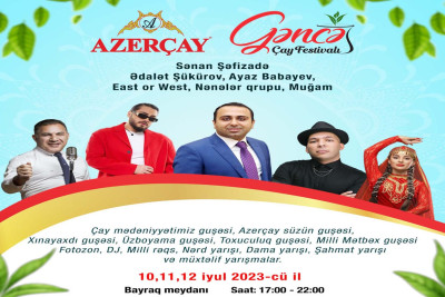 Bayraq meydanında üç gün davam edən çay festivalı baş tutacaq
