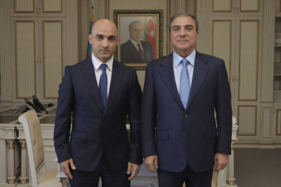 Niyazi Bayramov Gömrük İdarəsinin yeni rəisi ilə görüşüb