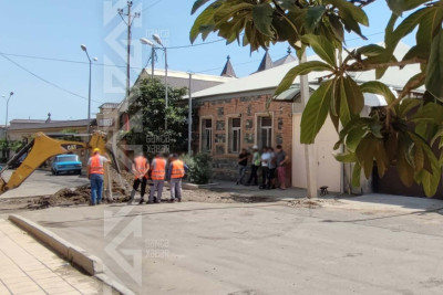 Pərviz Səmədov küçəsində kommunal problem aradan qaldırılır
