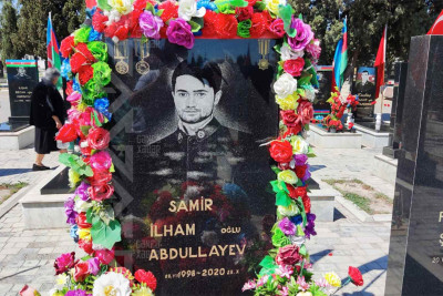Şəhid Samir Abdullayevin mövlududur