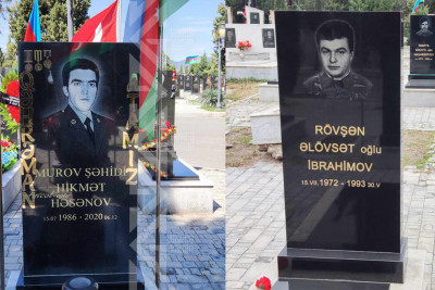 Şəhidlər Rövşən İbrahimov və Hikmət Həsənovun mövlududur