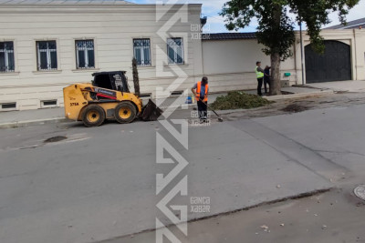 Daha bir küçədə təmir işlərinə başlanılıb