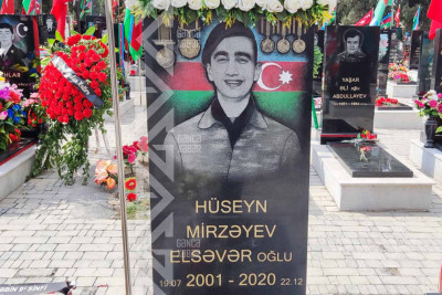 Şəhid Hüseyn Mirzəyevin mövlududur