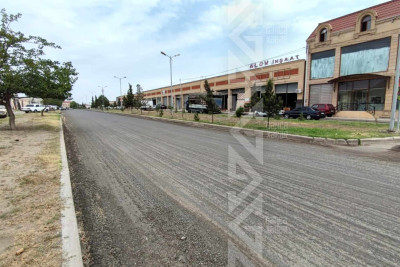 Daha bir prospektdə yeni asfalt örtüyü salınacaq