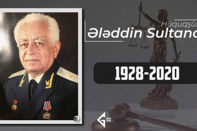 Bu gün gəncəli hüquqşünas Ələddin Sultanovun 95-ci doğum günüdür