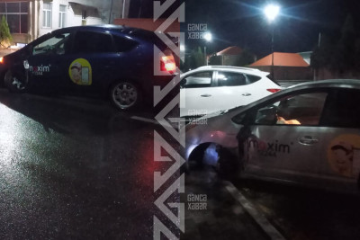 Əks-istiqamətdə hərəkət edən iki “Prius” toqquşub