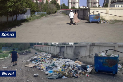 İki gün öncə işıqlandırdığımız problem aradan qalxıb