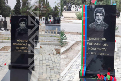 Şəhid Saməddin Hüseynov və Mübariz Əsgərovun mövlududur