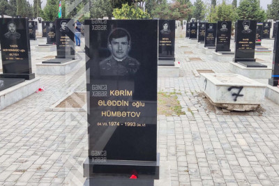 Şəhid Kərim Hümbətovun mövlududur