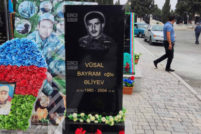 Şəhid Vusal Əliyevin mövlududur