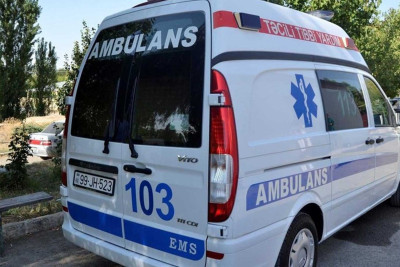 Metal yığan 33 yaşlı kişinin üstünə beton aşıb