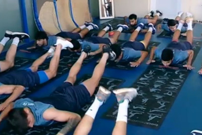 “Sarı-göylər” taktiki məşqlərlə yanaşı, fitnes çalışmalarına başlayıb