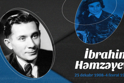 150-dən artıq səhnə obrazı canlandıran gəncəli İbrahim Həmzəyev